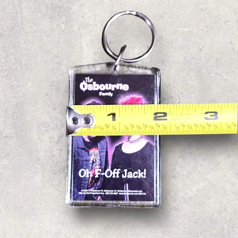 Ozzy Osbourne Family 2002 MTV Keychain Jack Kelly Reality TV Promo Hot Topic
